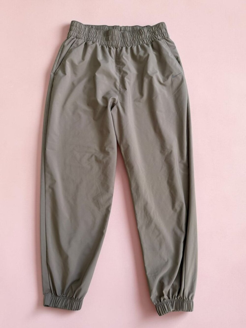 NIKE One Women's Taupe Active Joggers Pants Size Large